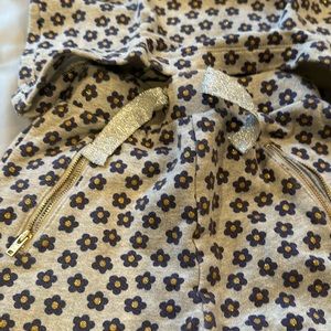 Girls Crewcuts Daisy Sparkle Sweatpants and Sweatshirt (sweatsuit)